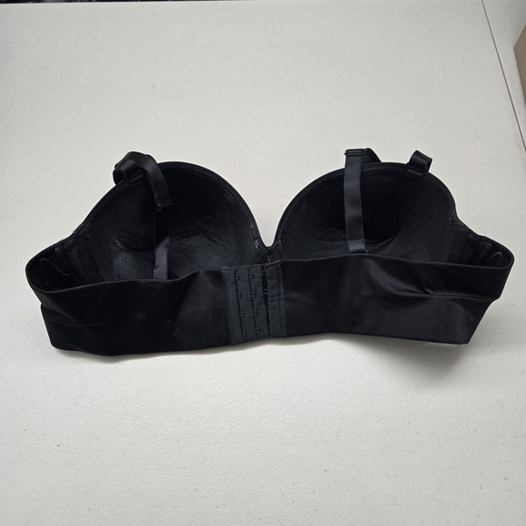 Cacique Women Bra 42C Black Padded Underwired Strap Multi Way Strapless - Picture 4 of 10